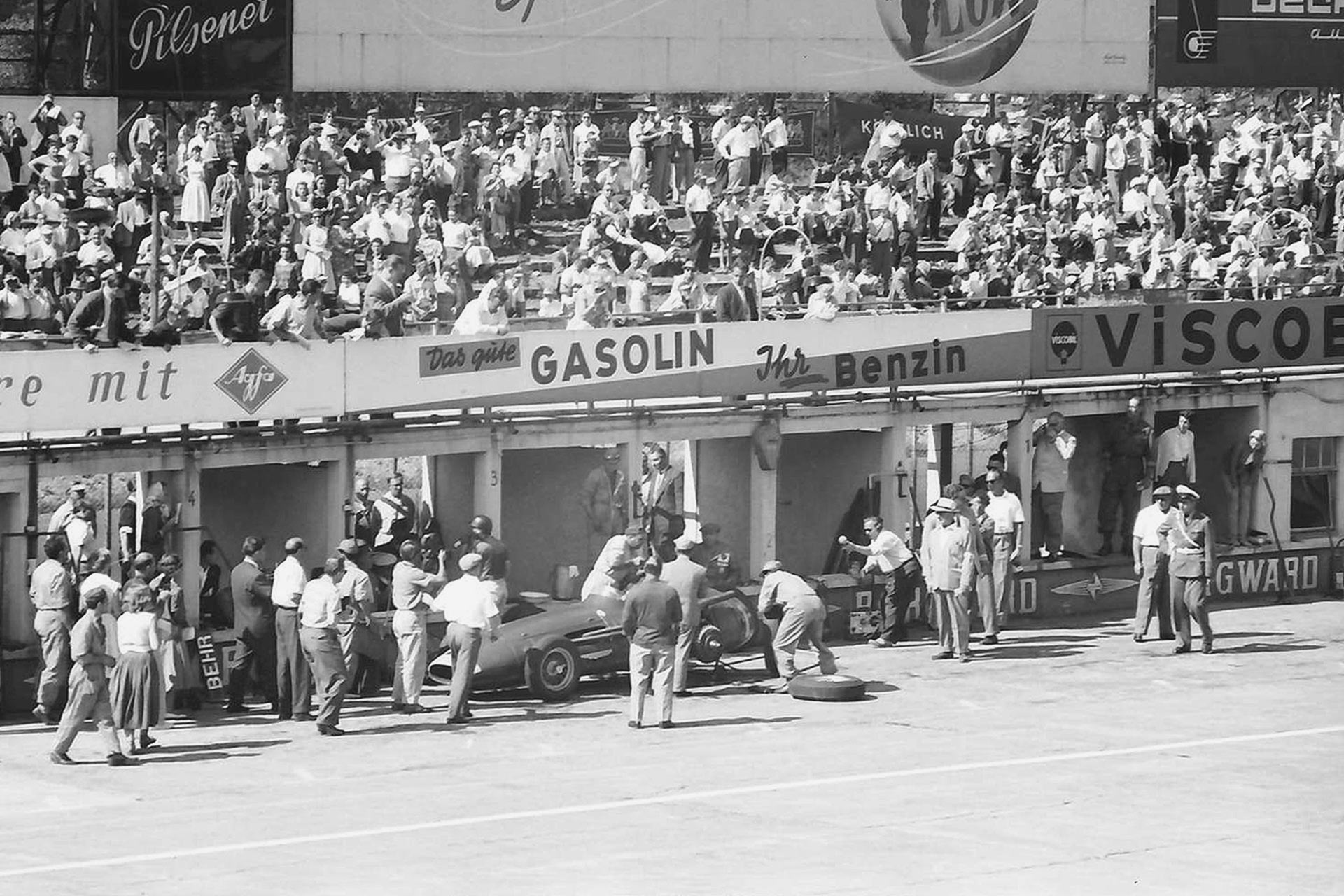 Fangio Boxenstopp
