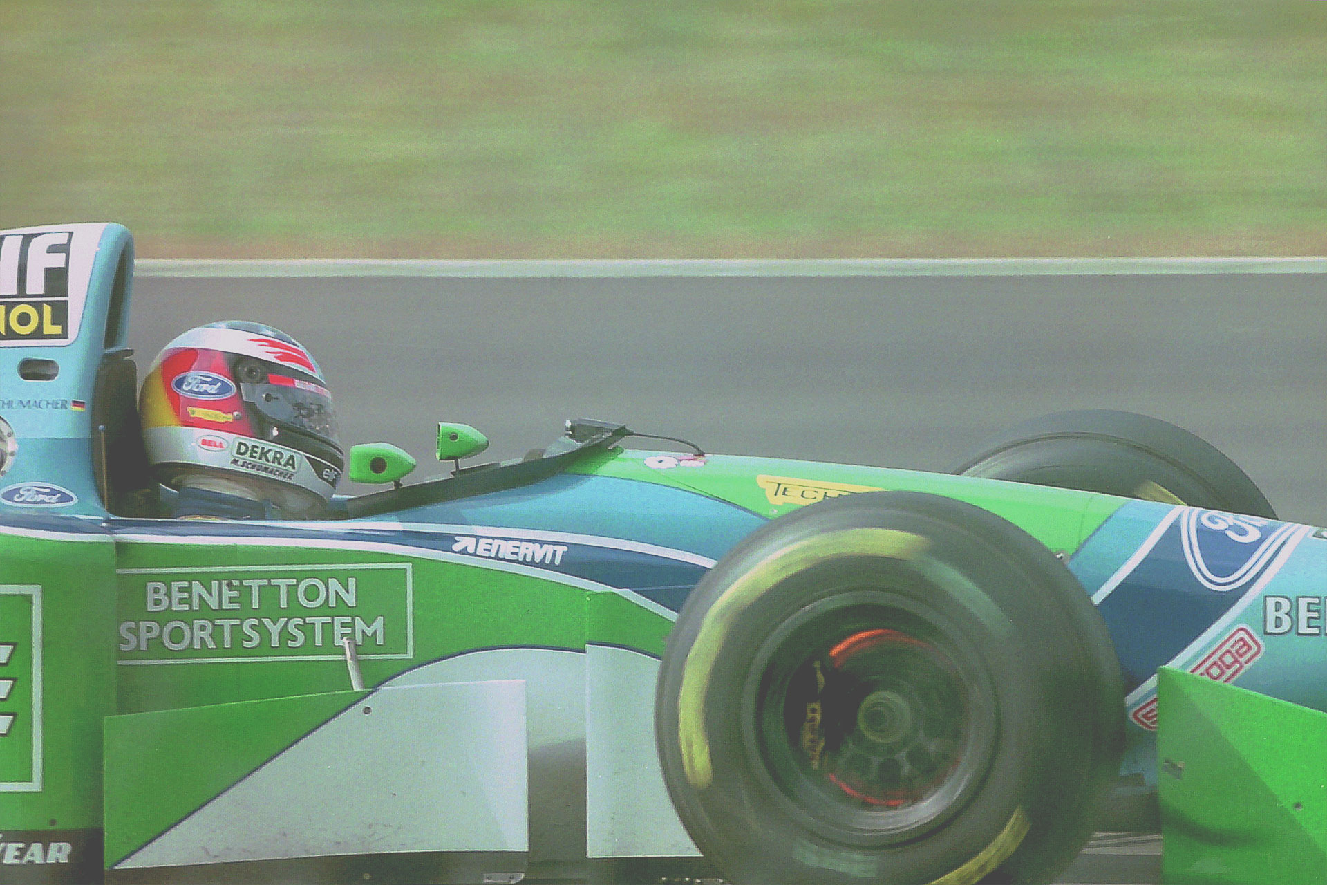 Michael Schumacher im Benetton 194