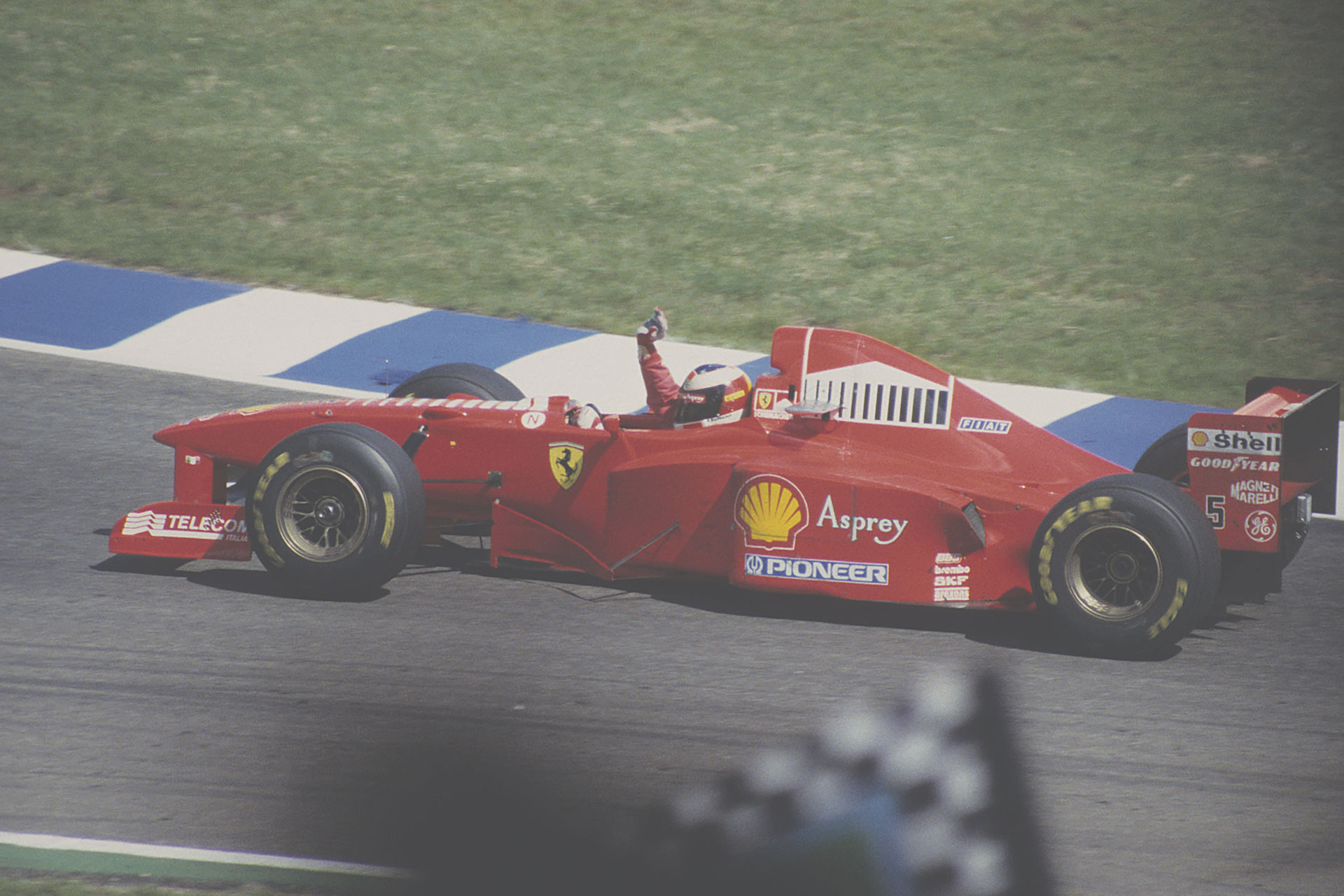 Michael Schumacher beim GP von Deutschland 1997